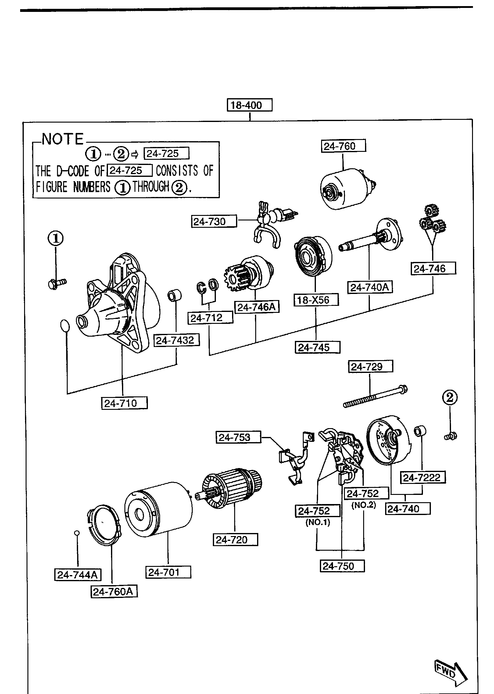 Diagram STARTER (2000CC) for your 2013 Mazda CX-5   