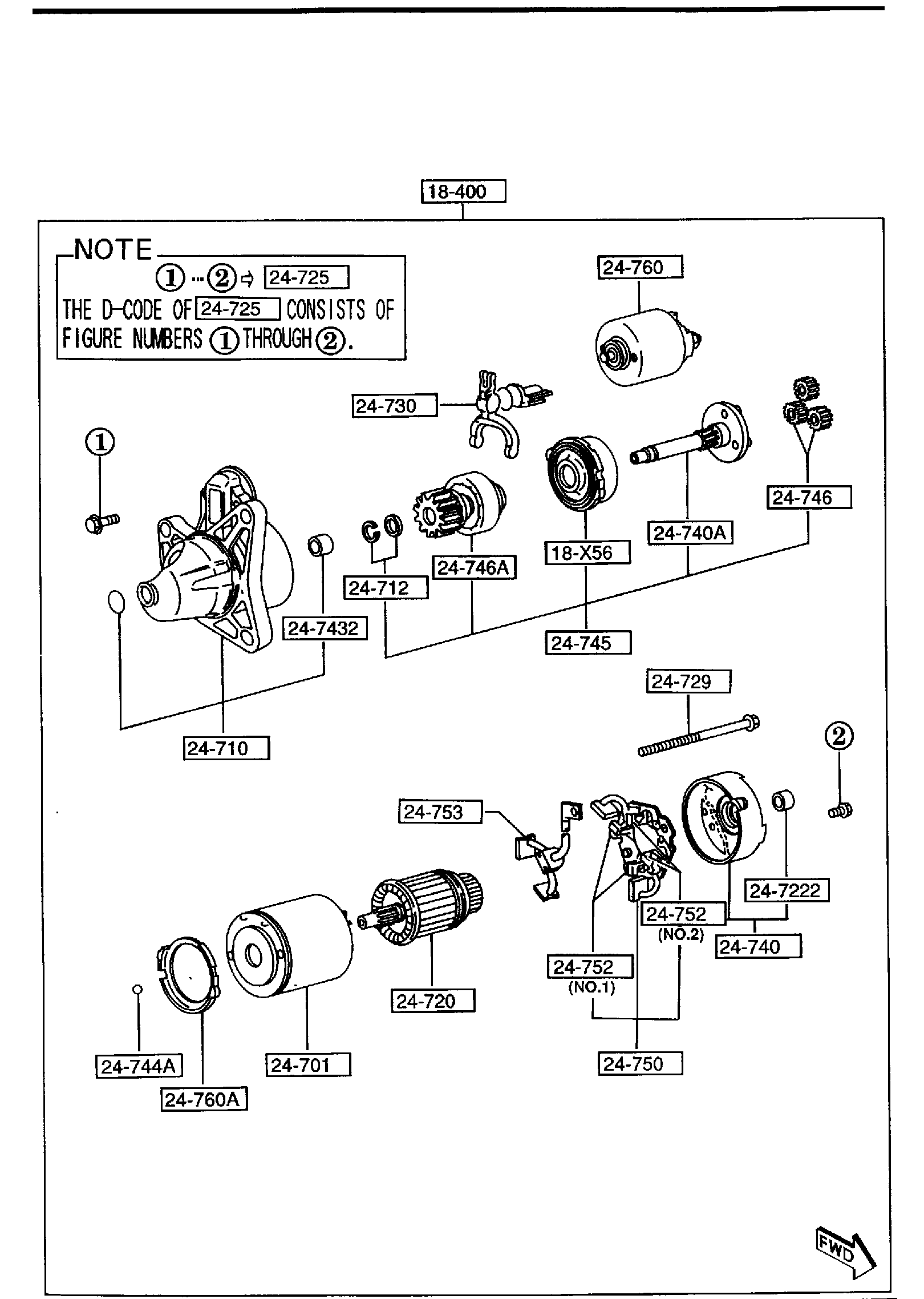 Diagram STARTER (2500CC)(MT) for your 2013 Mazda CX-5   