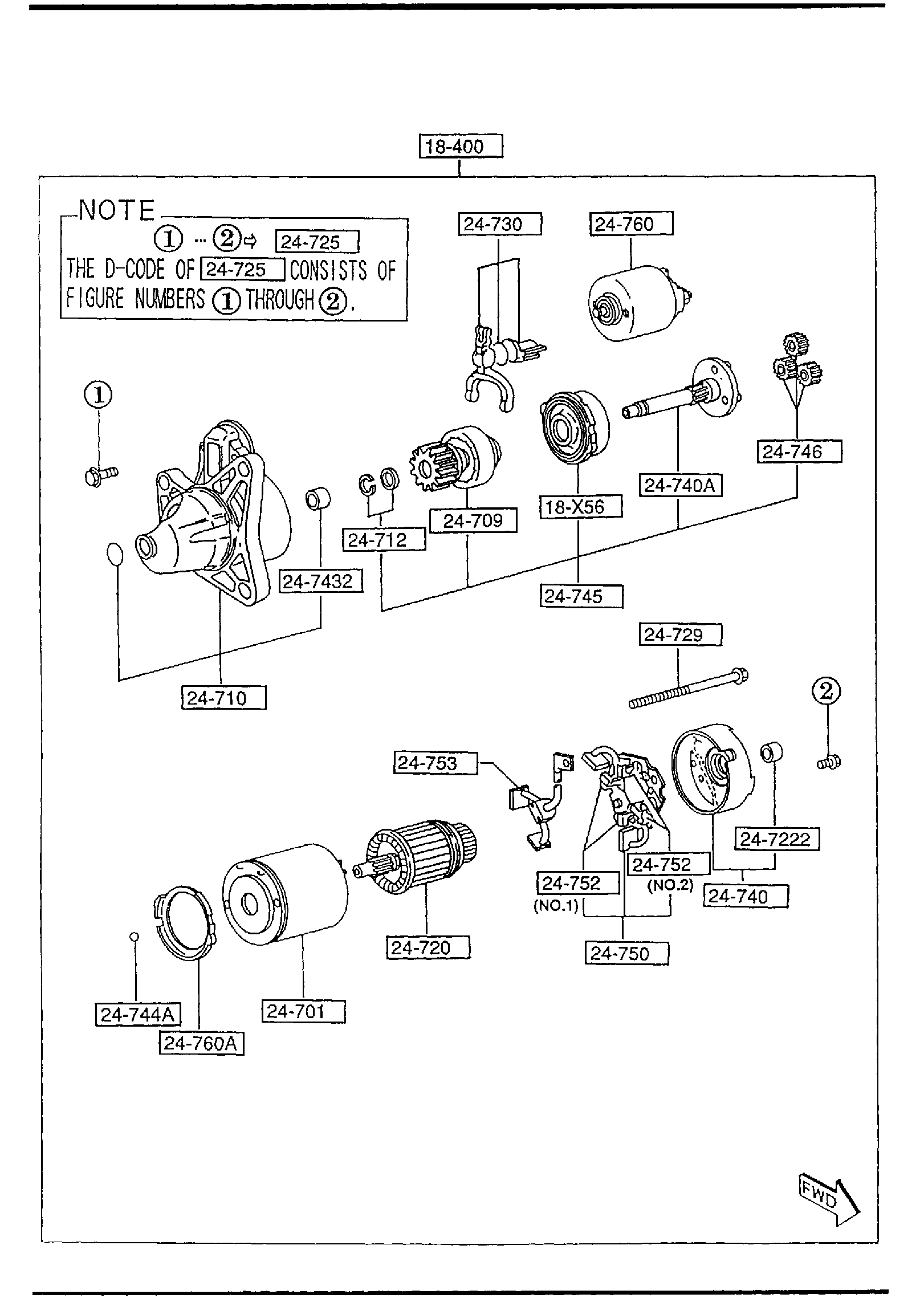 Diagram STARTER (2500CC)(MT) for your 2013 Mazda CX-5   