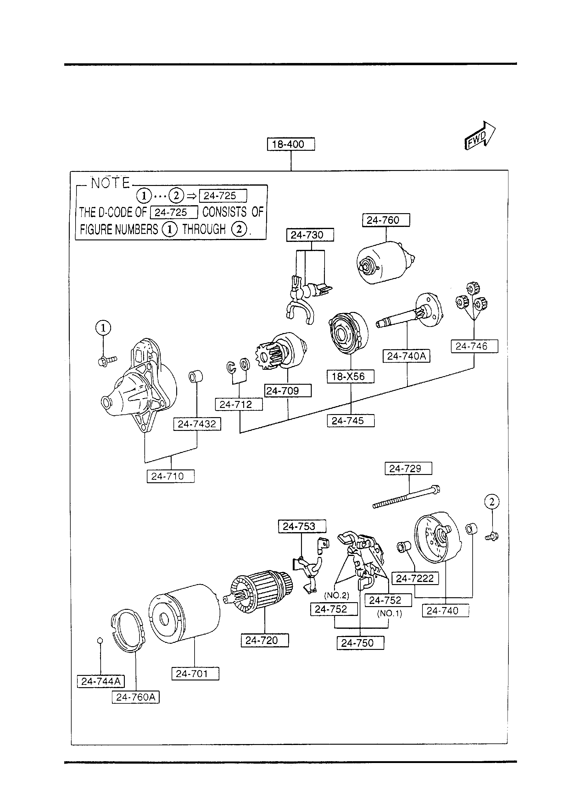 Diagram STARTER (1.7KW) for your 2015 Mazda Mazda6   