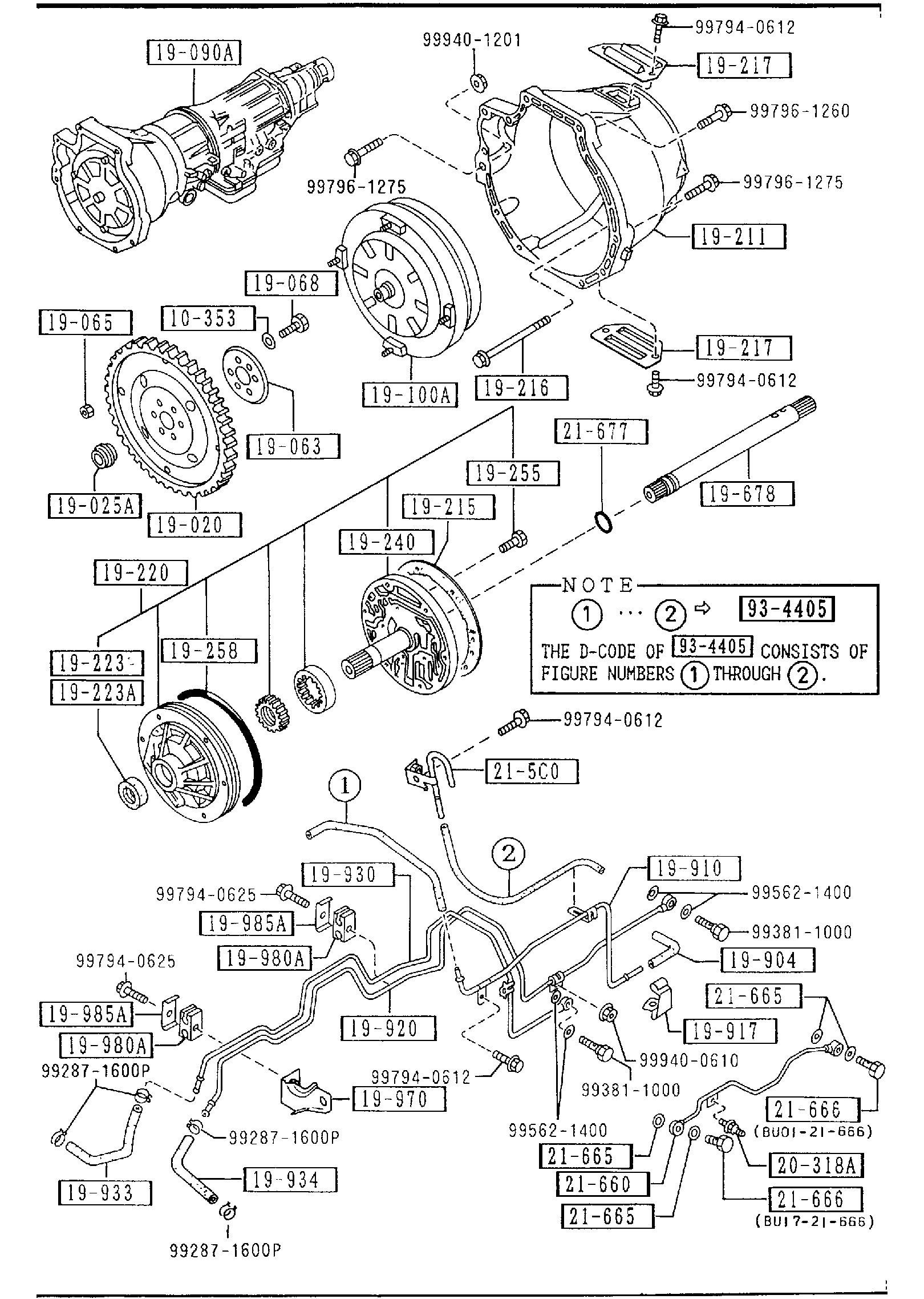 Diagram AUTOMATIC TRANSMISSION TORQUE CONVERTER, OIL PUMP & PIPINGS for your 2006 Mazda MX-5 Miata   