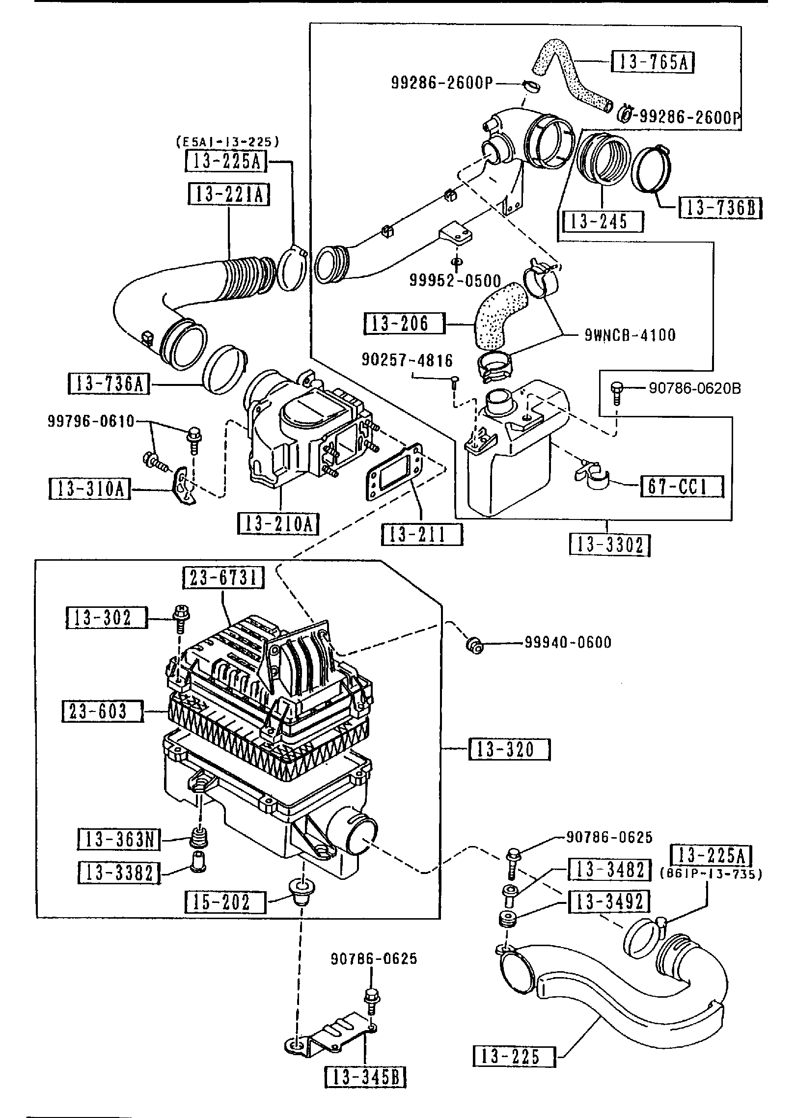 Diagram AIR CLEANER for your 2009 Mazda MX-5 Miata   