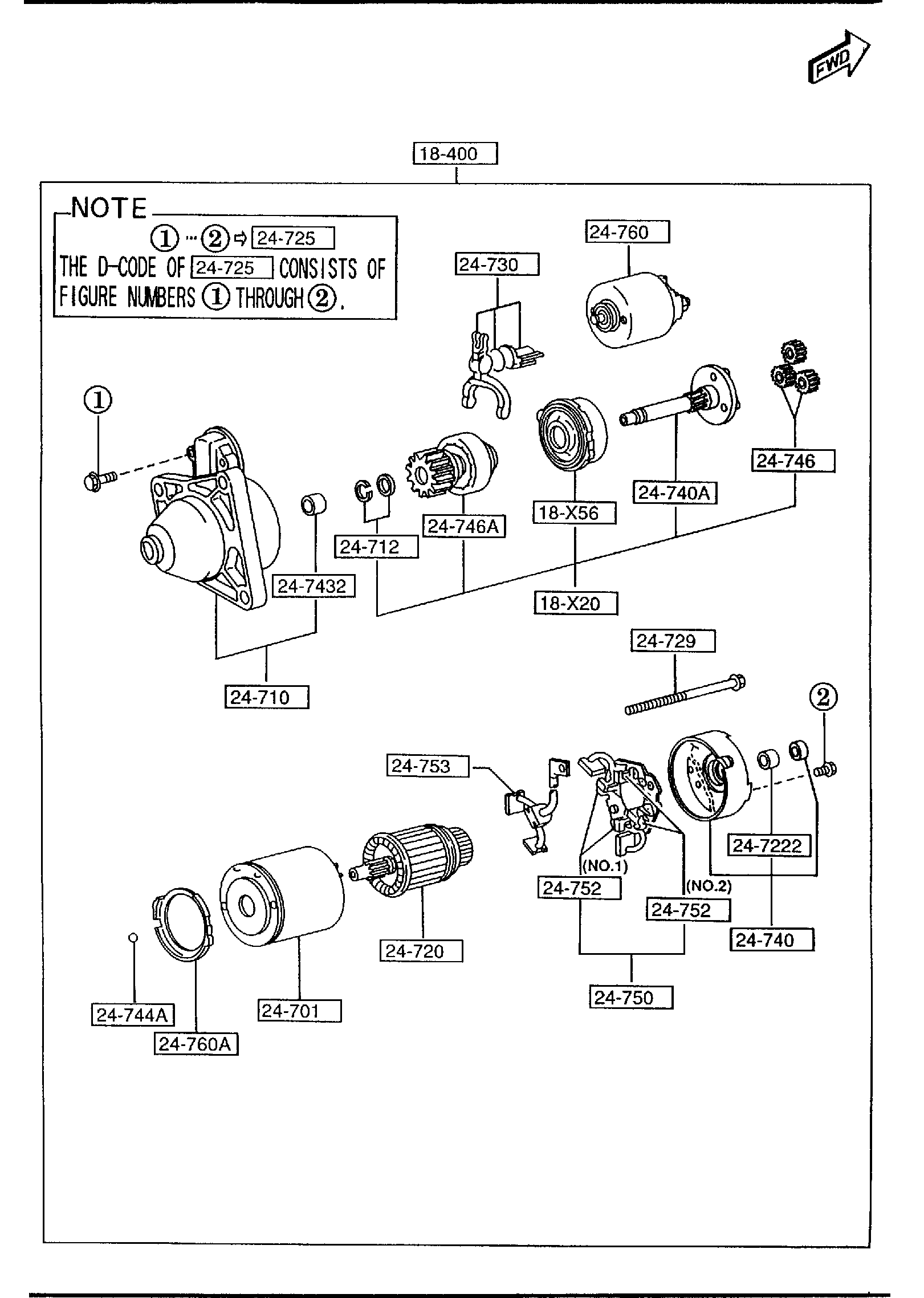 Diagram STARTER (AT) for your 2011 Mazda Tribute   