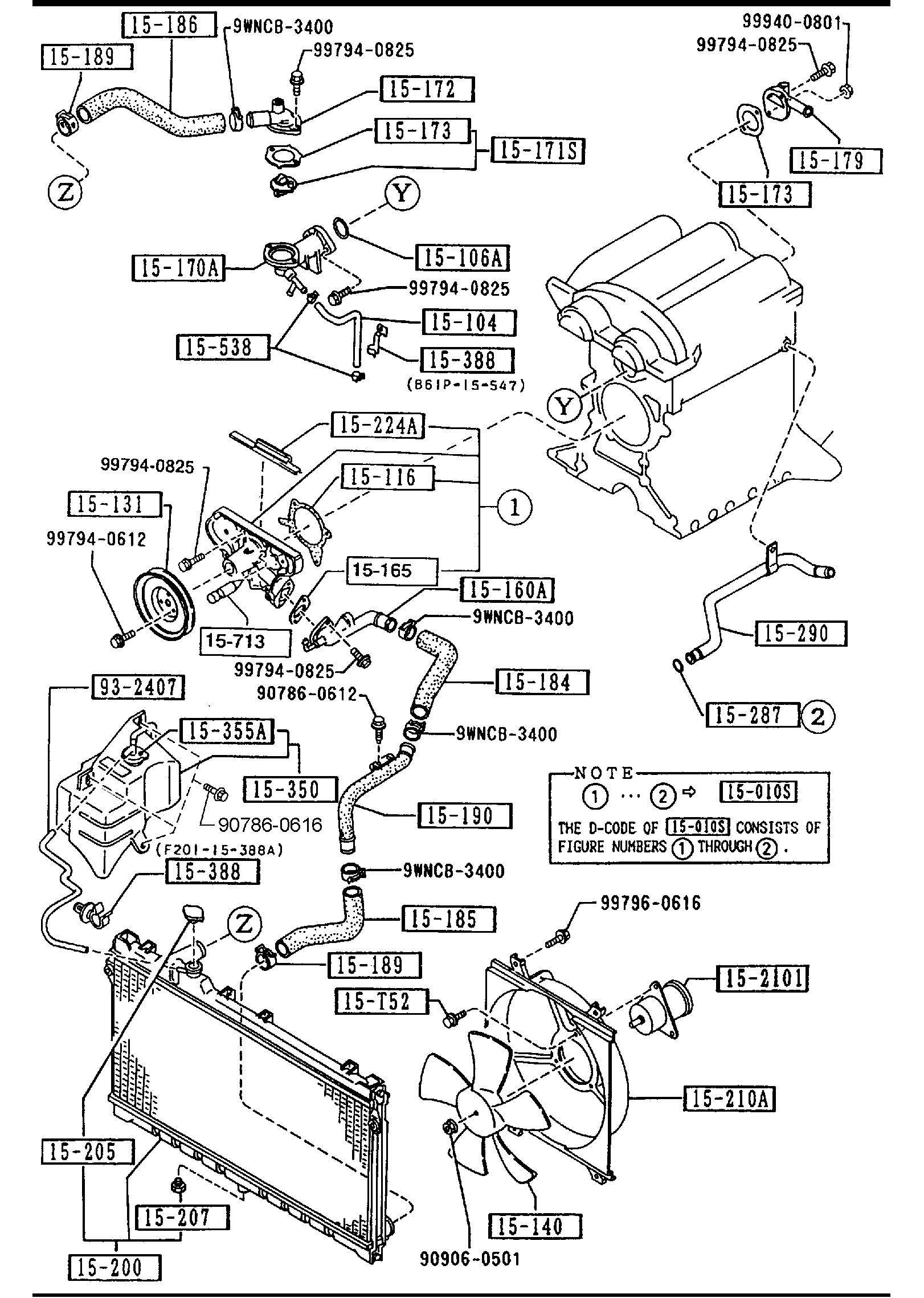 Diagram COOLING SYSTEM for your 2013 Mazda Mazda5   