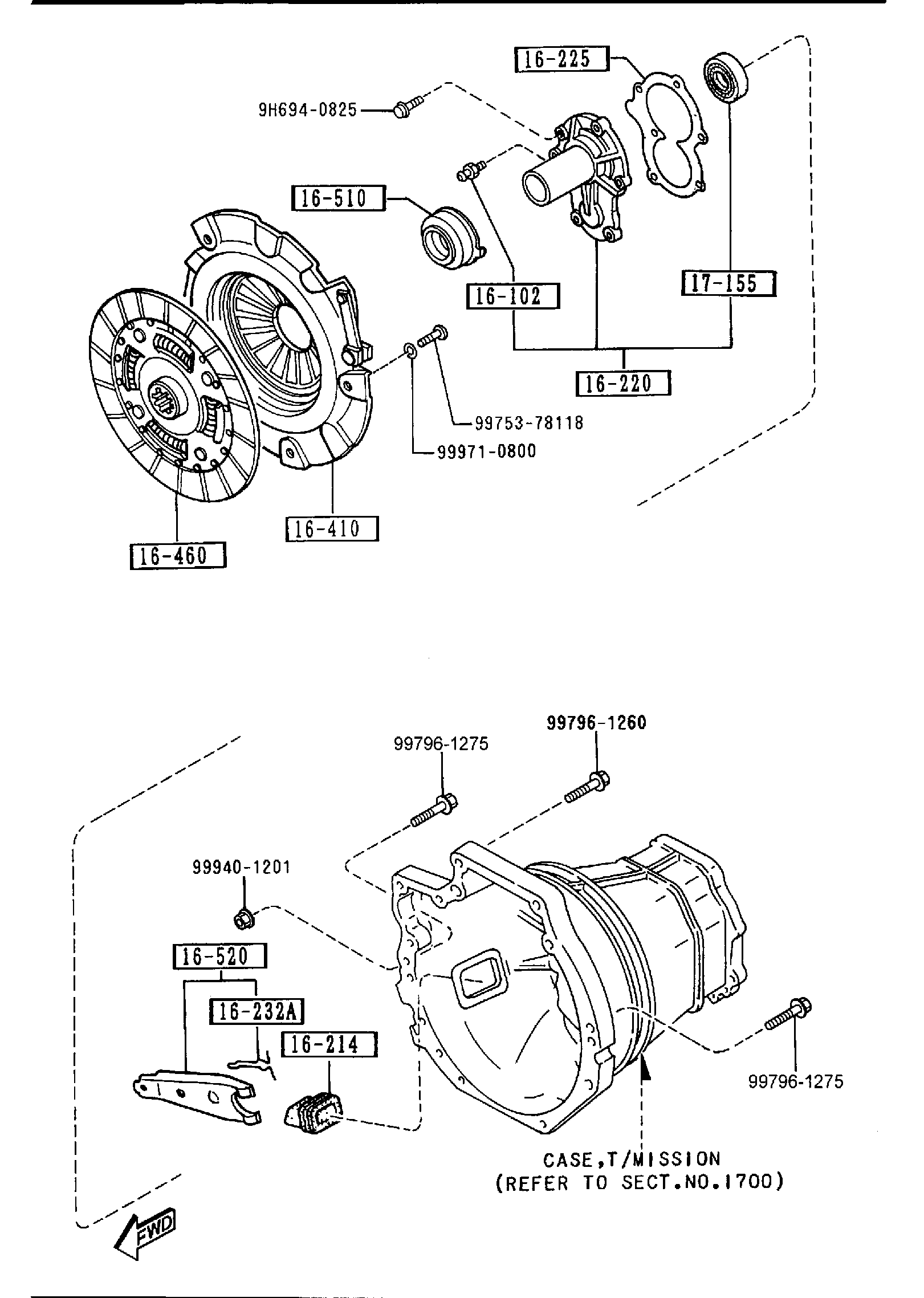Diagram CLUTCH DISC & COVER for your 2013 Mazda Mazda3   