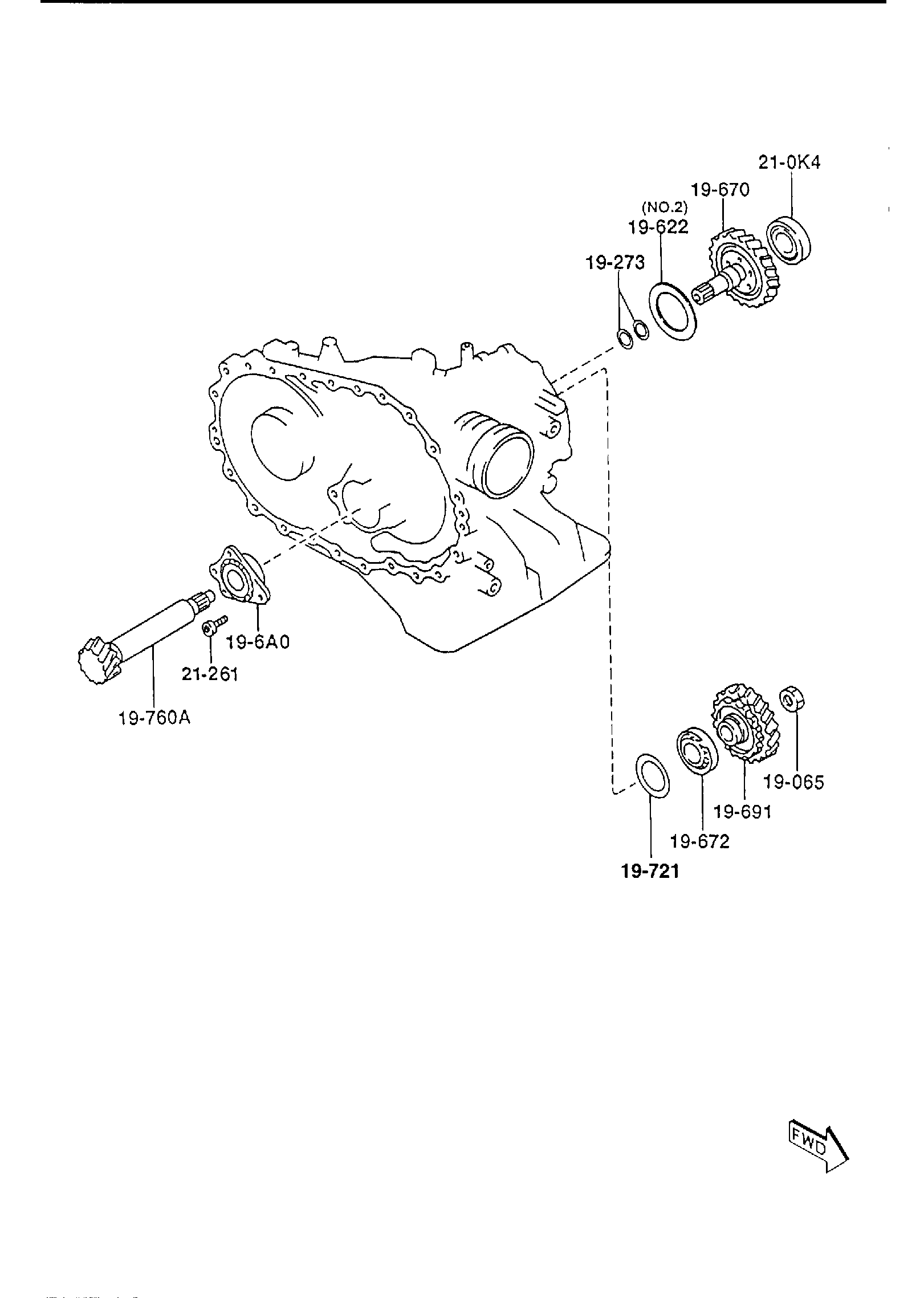 Diagram AUTOMATIC TRANSMISSION GOVERNOR, LOW & REVERSE PISTON (2300CC) for your 2008 Mazda CX-9   