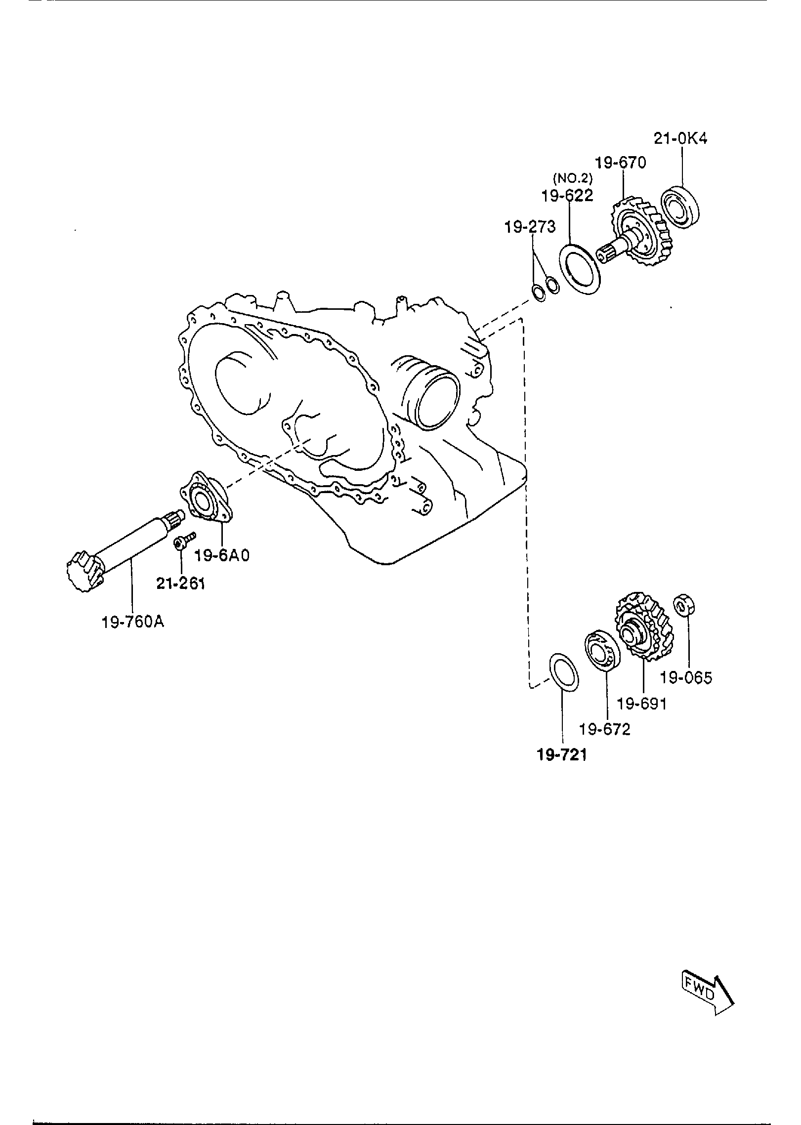 Diagram AUTOMATIC TRANSMISSION GOVERNOR, LOW & REVERSE PISTON (2300CC) for your 2008 Mazda CX-9   