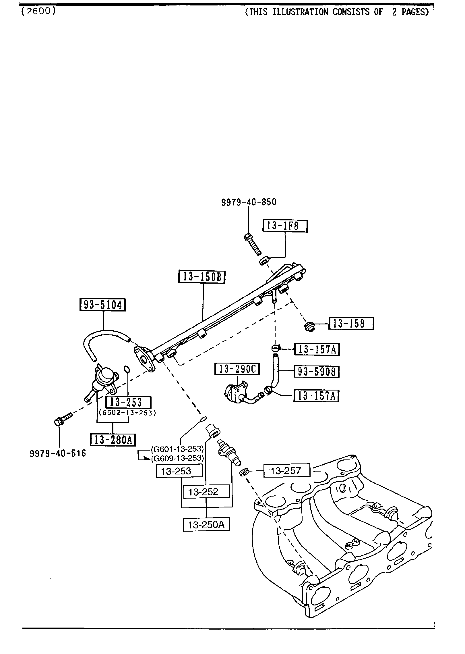 Diagram FUEL DISTRIBUTOR (EGI) for your 2024 Mazda CX-5   