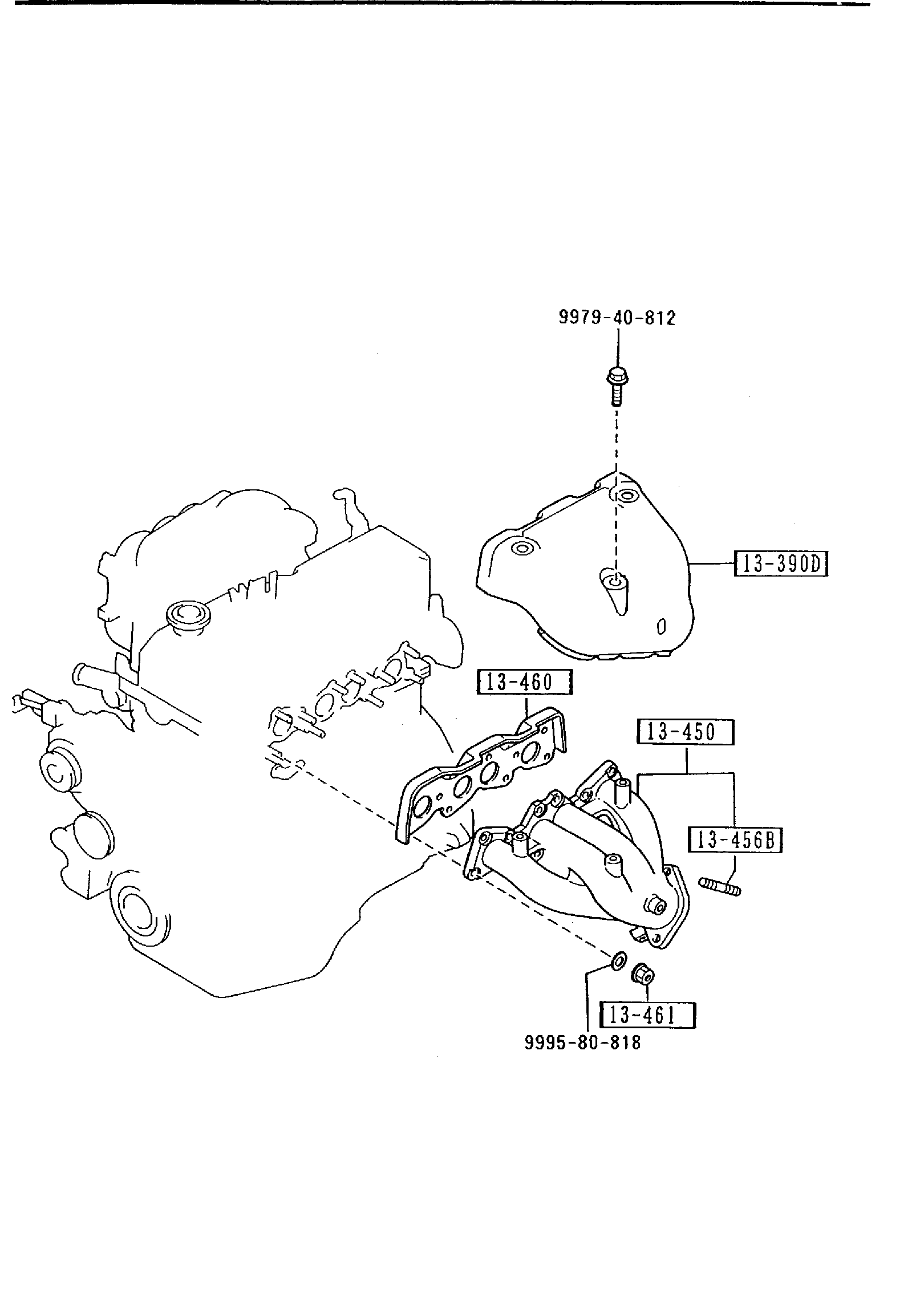 Diagram EXHAUST MANIFOLD (2600CC) for your 2017 Mazda CX-5   