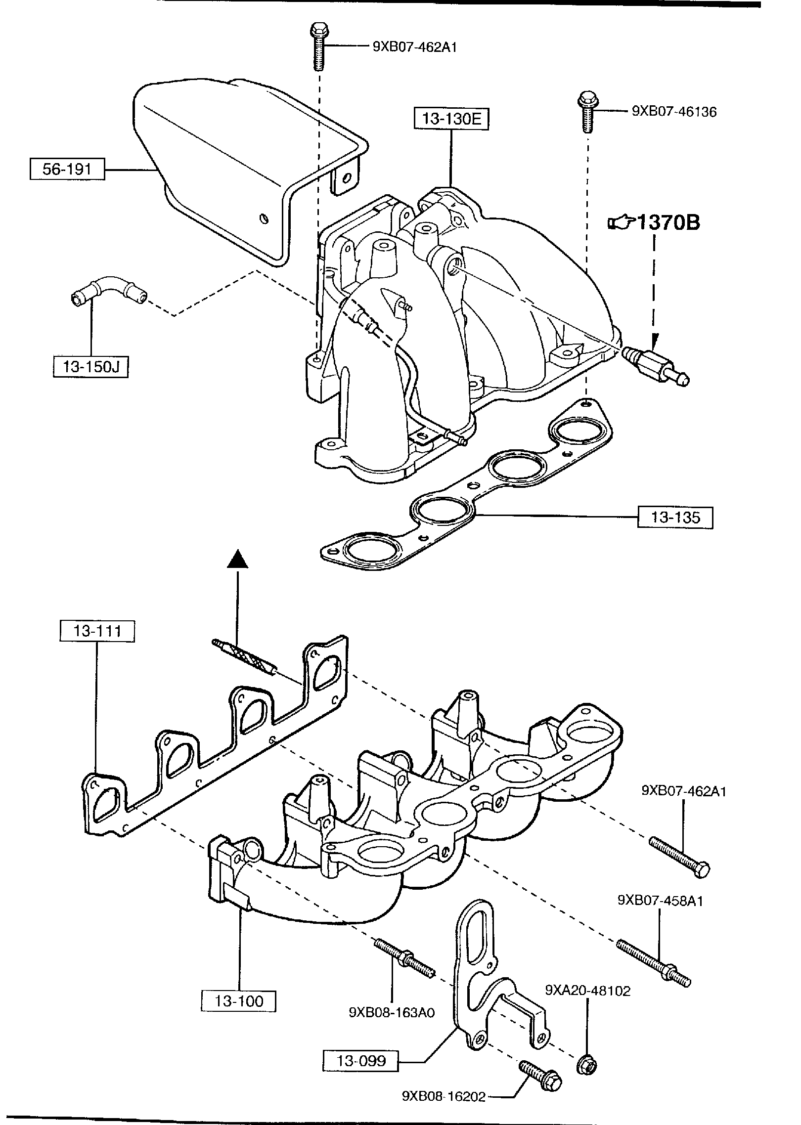 Diagram INLET MANIFOLD (2500CC) for your 2014 Mazda Mazda2  HATCHBACK SPORT 