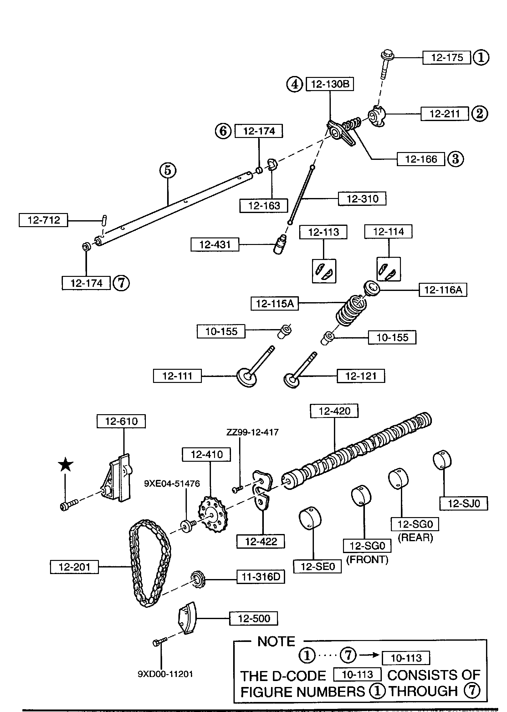 Diagram VALVE SYSTEM for your 2009 Mazda Tribute   
