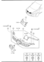 Image of BRACKET, GRILLE-RADIATOR image for your 2014 Mazda CX-9   