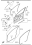 Image of HINGE(L), DOOR-UPPER image for your 2019 Mazda Mazda3   