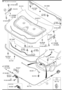 Image of WEATHERSTRIP, BONNET-REAR image for your 2023 Mazda CX-9 2.5L AT 4WD  