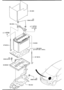 Image of CLAMP, BATTERY image for your 2007 Mazda Mazda3   