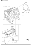 OIL PAN & TIMING COVER (W/TURBO) (2/2)