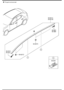 Image of MOULD(L), FRT.BELT. image for your 2009 Mazda Mazda3   