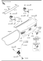 Image of WEATHERSTRIP image for your 2015 Mazda Mazda3 2.0L AT 2WD SEDAN I (VIN Begins: JM1) 