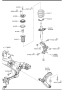 Image of DAMPER(L), FRONT image for your 2016 Mazda Mazda3   