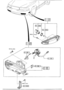 Image of LAMP(L), F.FOG image for your 1995 Mazda 929   