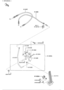 Image of CLIP, CABLE image for your 2007 Mazda Mazda6 V6 3.0L MT SEDAN TOURING 