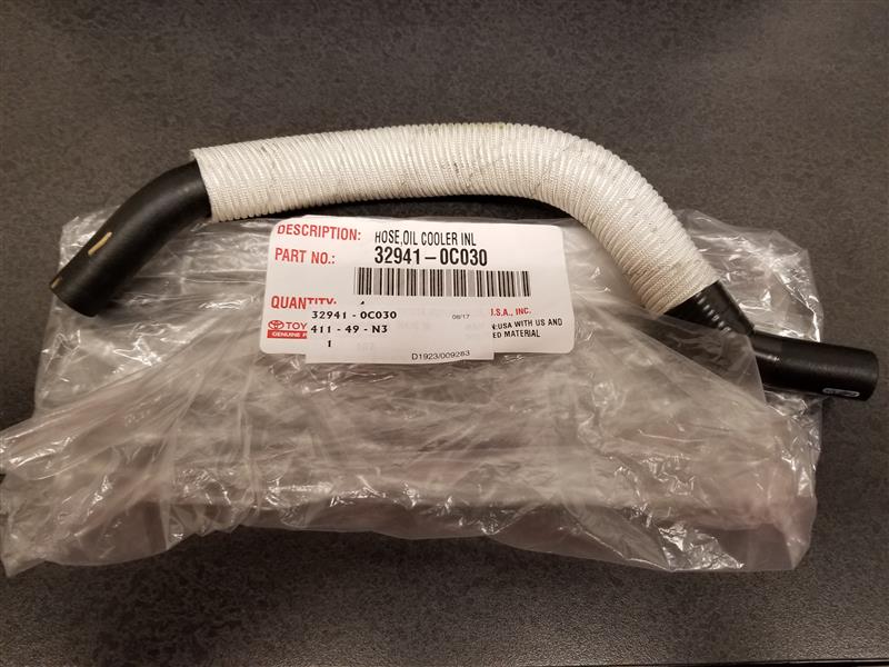 Image of Hose, Oil Cooler Inlet. image
