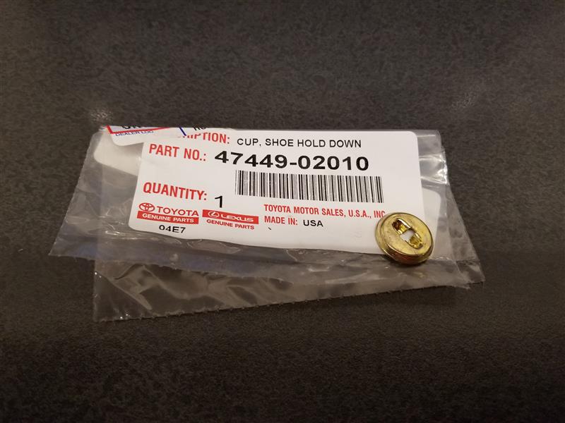 Image of Parking Brake Shoe Hold Down Cup image for your 2008 TOYOTA LAND CRUISER