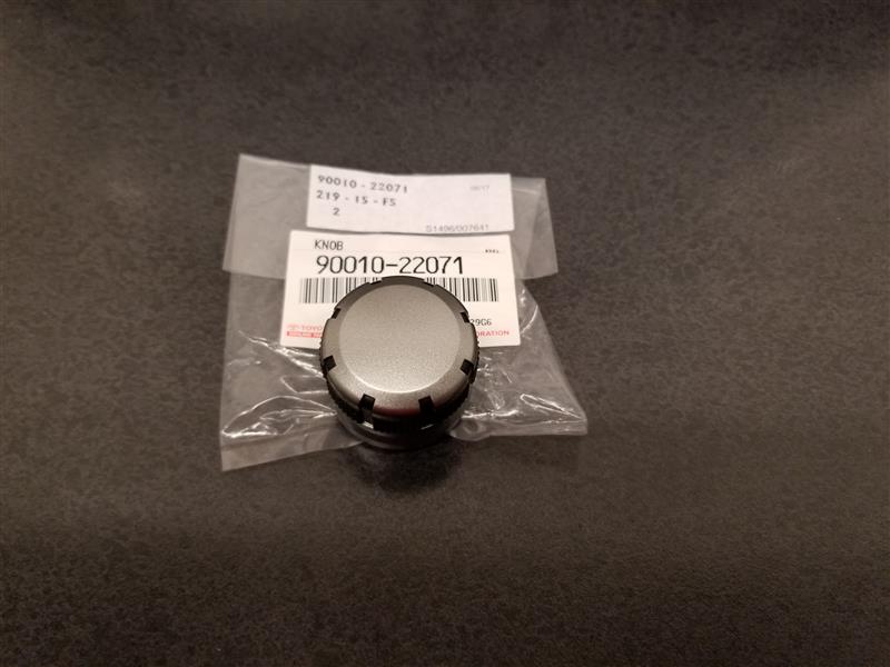Image of KNOB, RADIO. Receiver knob.  Included with: Receiver. image for your 2010 Scion XB