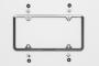 View License plate frame - Slim with Logo - Polished Full-Sized Product Image