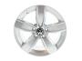 View 17" Corvara Winter Wheel - Brilliant Silver Full-Sized Product Image 1 of 7