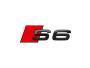 View Black S6 Emblem, Rear Full-Sized Product Image 1 of 1