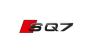 Image of Black SQ7 Rear Emblem image for your Audi SQ7  