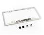 View License plate frame - VOLKSWAGEN - Polished Full-Sized Product Image