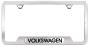 View License plate frame - VOLKSWAGEN - Polished Full-Sized Product Image 1 of 3