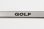 View Door Sill Protection Trim with Golf Logo - Stainless Steel (4 Door) Full-Sized Product Image