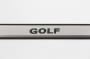 View Door Sill Protection Trim with Golf Logo - Stainless Steel  (2 Door) Full-Sized Product Image