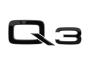 Image of Q3 Emblem- Black image for your Audi Q3  