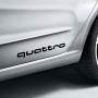 View quattro decals - brilliant black Full-Sized Product Image 1 of 1