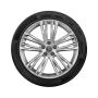 View Wheel, 5-twin-spoke V - brilliant silver, 8.5Jx20, winter tyre 255/40 R20 101V XL, right Full-Sized Product Image 1 of 1