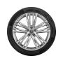 View Wheel, 5-twin-spoke V - brilliant silver, 8.5Jx20, winter tyre 255/40 R20 101W XL, left Full-Sized Product Image 1 of 1