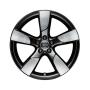 View Rim, 5-arm durable - black, high-gloss turned finish, 8.5Jx19 Full-Sized Product Image