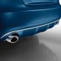 View Sport tailpipe trims - for vehicles with single tailpipe on the left and right, in an aluminium look, matt Full-Sized Product Image 1 of 3