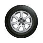 View Complete winter wheel in 7-spoke design - forged, brilliant silver, 7 J x 17, 235/65 R17 104H, right Full-Sized Product Image 1 of 1