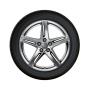 View Complete winter wheel in 5-arm rotor design - dark-gloss finish, 8.5 J x 18, 245/40 R18 97V XL, right Full-Sized Product Image 1 of 1