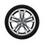 View Complete winter wheel in 5-parallel-spoke S design - brilliant silver, 8 J x 18, 245/40 R18 97V XL, left Full-Sized Product Image 1 of 1