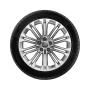 View Wheel, 10-parallel-spoke - brilliant silver, 8.0Jx18, winter tyre 245/40 R18 97V XL, right Full-Sized Product Image 1 of 1