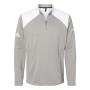 View adidas© Mixed Media 1/4 Zip - Mens Full-Sized Product Image 1 of 2