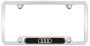 View Audi rings license plate frame, polished stainless steel Full-Sized Product Image 1 of 1