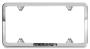 View License plate frame with quattro logo - Polished Full-Sized Product Image 1 of 2