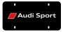 View Polycarbonate Audi Sport Vanity Plate Full-Sized Product Image 1 of 2